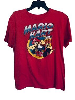 NINTENDO Mario Kart Men's T-Shirt Mario Kart Racing Since 92 Size Large T-Shirt